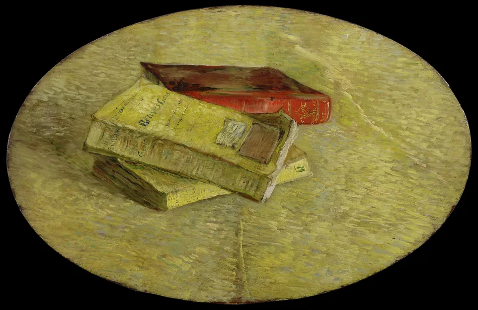 Three books (1887) by Vincent van Gogh